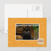 Carte Postale Les femmes de chambre s'en vont-elles ? (Devant / Derrière)