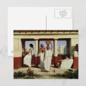 Carte Postale Les femmes grecques à la fontaine, 1841 (Devant / Derrière)