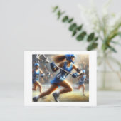 Carte Postale Les Femmes Jouant À La Crosse, (Debout devant)