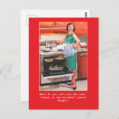 Carte Postale Les femmes "Juste pour s'amuser" Man Joke Card (Devant / Derrière)