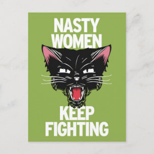 Carte Postale Les femmes malveillantes continuent à combattre la