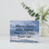 Carte Postale Les femmes ne font pas de folies (Debout devant)