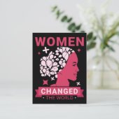 Carte Postale Les Femmes Ont Changé Le Monde Féministe (Debout devant)