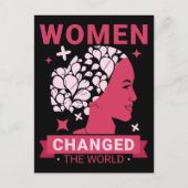 Carte Postale Les Femmes Ont Changé Le Monde Féministe (Devant)