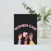 Carte Postale Les femmes peuvent féministes (Debout devant)
