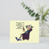 Carte Postale Les Femmes Sont Comme Des Anges (Debout devant)