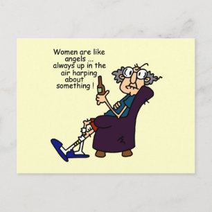 Carte Postale Les Femmes Sont Comme Des Anges