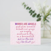 Carte Postale Les femmes sont des anges (Debout devant)