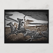 Carte Postale Les femmes vikings dans une tempête (Devant)