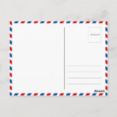 Carte Postale Les feuilles d'automne tombent (Dos)