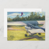 Carte Postale Les files d'attente (Devant / Derrière)