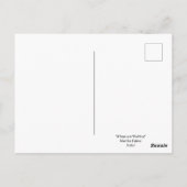 Carte Postale Les files d'attente (Dos)