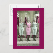 Carte Postale Les filles Domino (Devant / Derrière)