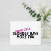 Carte Postale Les Filles Drunk Ont Plus De Plaisirs (Debout devant)