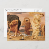 Carte Postale Les filles grecques de Leighton (Devant / Derrière)