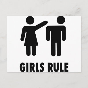 Carte Postale Les filles règnent