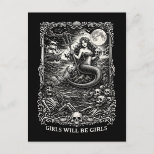 Carte Postale Les filles seront des filles Fu mystique féminin s