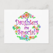 Carte Postale LES FILLES sont spéciales (Devant)