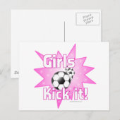 Carte Postale Les filles s'y mettent (Devant / Derrière)