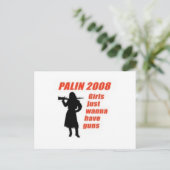 Carte Postale Les filles veulent juste avoir des armes (Debout devant)