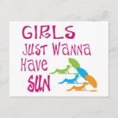 Carte Postale Les Filles Veux Juste Avoir Le Soleil (Devant)