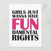 Carte Postale Les Filles Veux Juste S'Amuser (Devant)