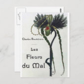 Carte Postale Les Fleur du Mal - Baudelaire (Devant / Derrière)