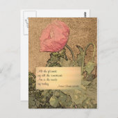 Carte Postale Les fleurs de demain (Devant / Derrière)