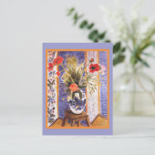 Carte Postale Les fleurs de Matisse dans un bol (Debout devant)
