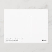 Carte Postale Les fleurs d'Hibiscus (Dos)