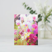 Carte Postale Les fleurs du printemps (Debout devant)