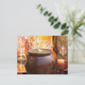 CARTE POSTALE LES FLEURS LOTUS SONT LES CHANSONS D'EAU (Debout devant)