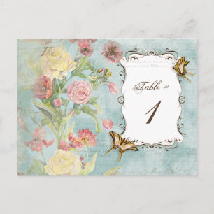 Carte Postale Les Fleurs Peony Rose Tulip Floral Flowers Mariage