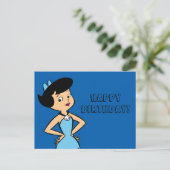 Carte Postale Les Flintstones | Betty Rubble (Debout devant)