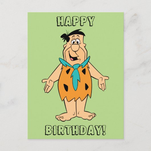 Carte Postale Les Flintstones | Fred Flintstone (Devant)