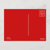 Carte Postale Les flocons de neige de Dieu Jul (Dos)