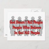 Carte Postale Les folies religieuses (Devant / Derrière)