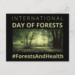 Carte Postale Les forêts et la santé Journée internationale des 