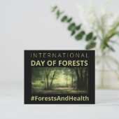 Carte Postale Les forêts et la santé Journée internationale des  (Debout devant)