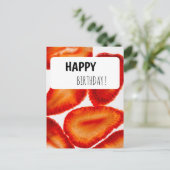 Carte Postale Les fraises de Pocard Joyeux Anniversaire (Debout devant)