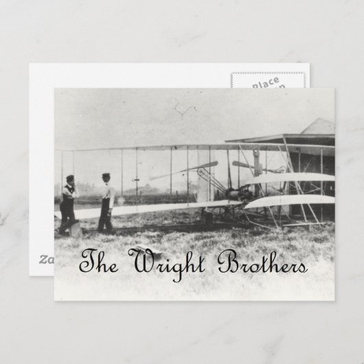 Carte Postale Les frères de Wright (Devant / Derrière)