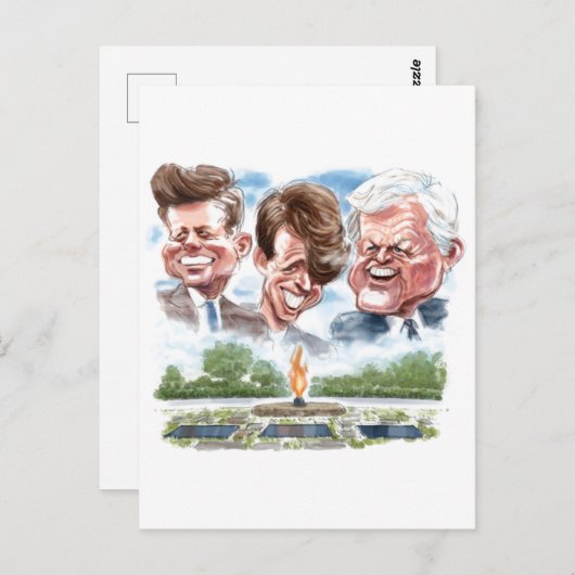 Carte Postale Les Frères Kennedy (Devant / Derrière)