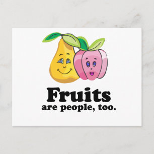 Carte Postale Les fruits sont aussi des gens