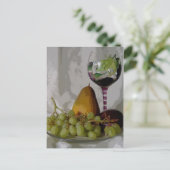 Carte Postale Les Fruits Sur Le Vin (Debout devant)