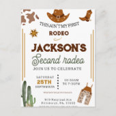 Carte Postale Les garçons ne sont pas mon premier rodéo Cowboy 2 (Devant)