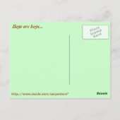 Carte Postale Les garçons sont des garçons... (Dos)