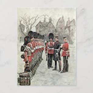 Carte Postale Les Gardes du Coldstream à la tour