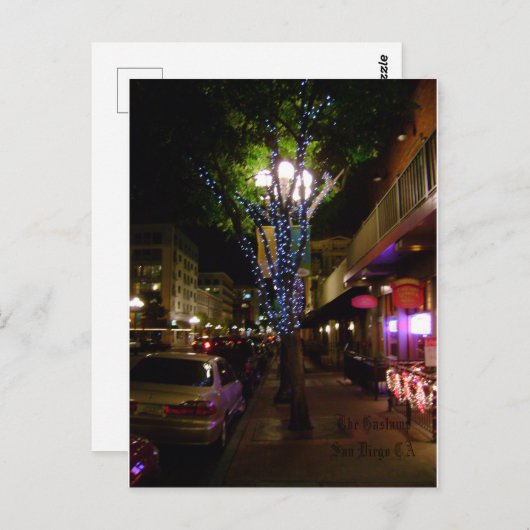 Carte Postale Les Gaslamp Quarters (Devant / Derrière)