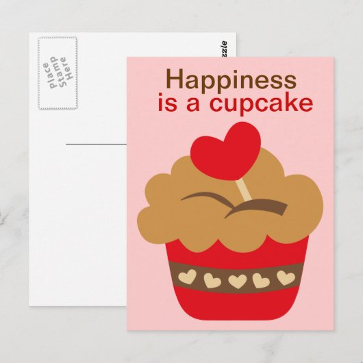 Carte Postale Les gâteaux mignons (Devant / Derrière)