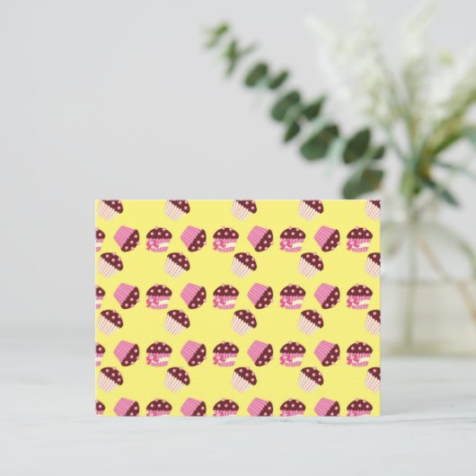 Carte Postale Les gâteaux mignons (Debout devant)